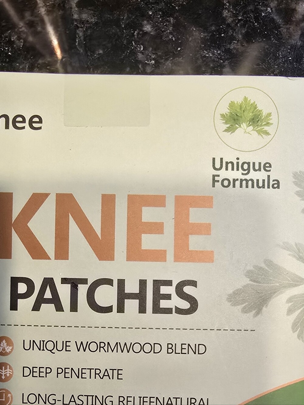 Green Knee Patches - Pain Relief Patches